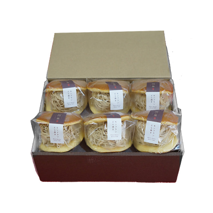 【送料無料】モンブランどら焼き【6個入】